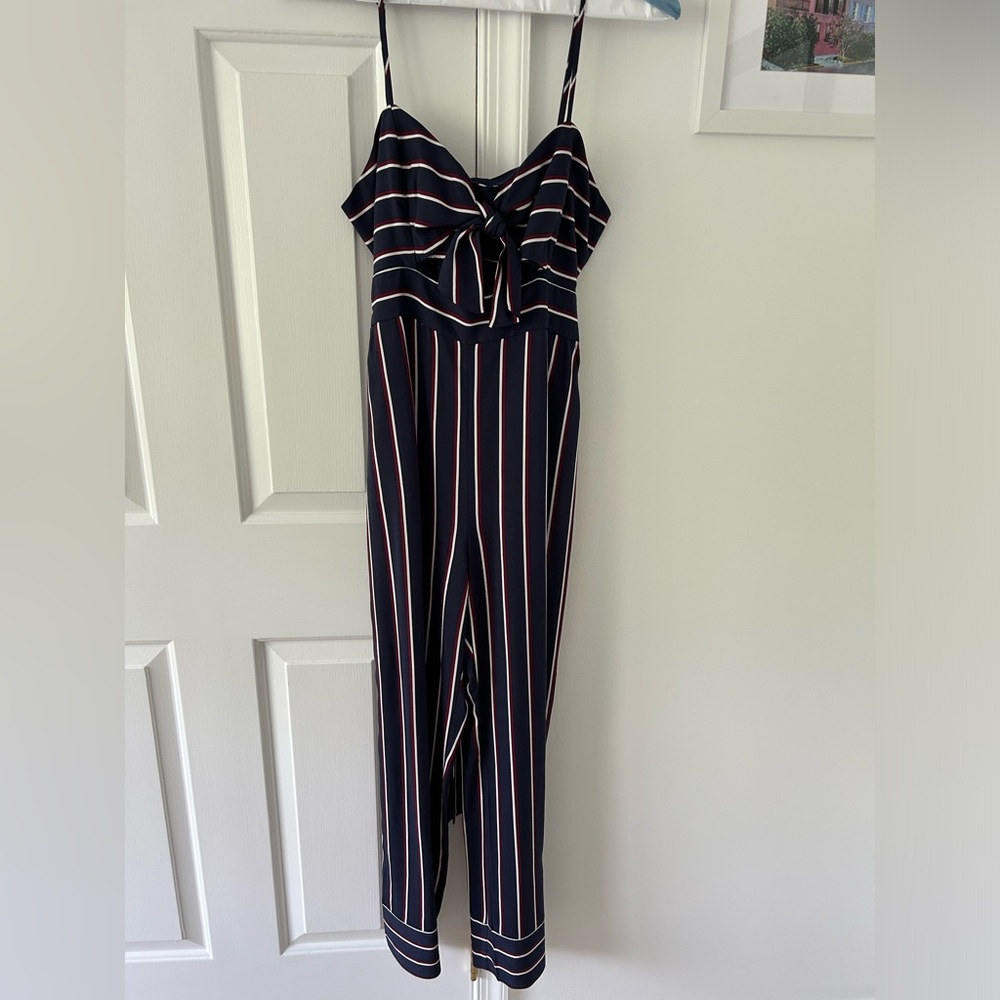 Striped jumpsuit